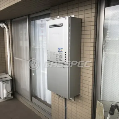 施工後の給湯器（ノーリツ GT-C2472SAW BL）