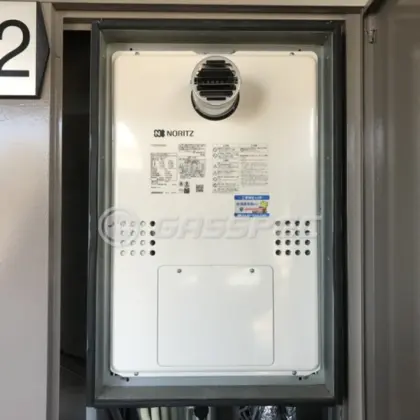 施工後の暖房熱源機（ノーリツ GTH-2454SAW3H-T BL）
