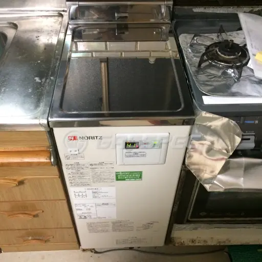 交換後の給湯器（ノーリツ GBF-1610D）