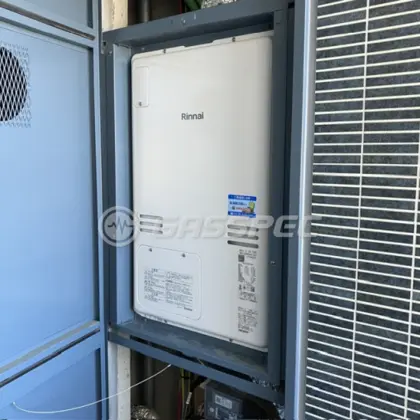 施工後の暖房熱源機（リンナイ RUFH-A2400SAU2-3(A)）