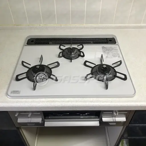 交換後のビルトインガスコンロ（パロマ PD-509WS-60CV）
