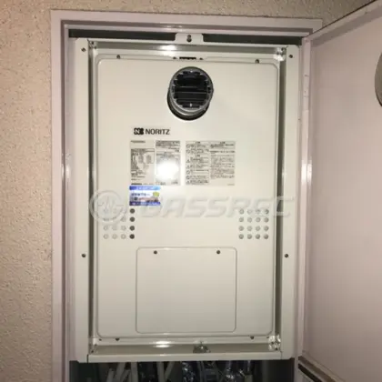 施工後の暖房熱源機（ノーリツ GTH-2454AW3H-T BL）