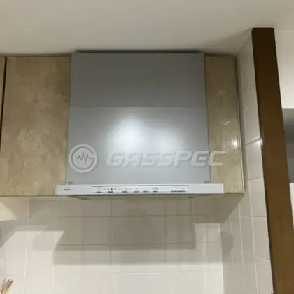 施工後のレンジフード（ノーリツ NFG6S21MSI）