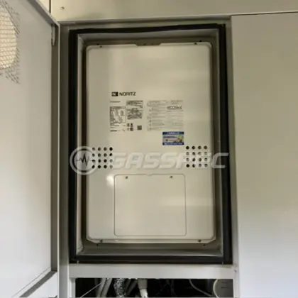 施工後の暖房熱源機（ノーリツ GTH-C2460SAW3H-H-1 BL）