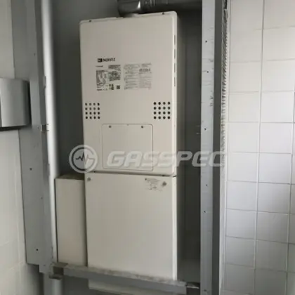 施工後の暖房熱源機（ノーリツ GTH-C2461AW6H-H-1 BL）
