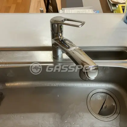 施工後の水栓・蛇口（KVK KM5061NSCEC）