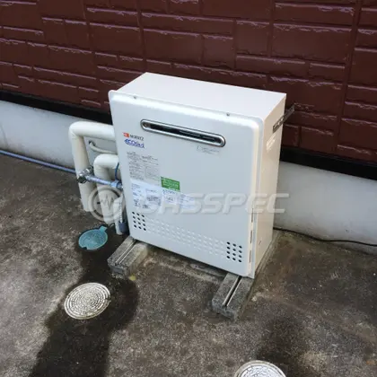 施工後の給湯器（ノーリツ GT-C2452SARX-2 BL）