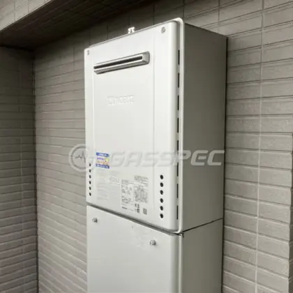 施工後の給湯器（ノーリツ GT-C2472AW BL）