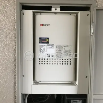 施工後の給湯器（ノーリツ GQ-1627AWX-TB-DX BL）