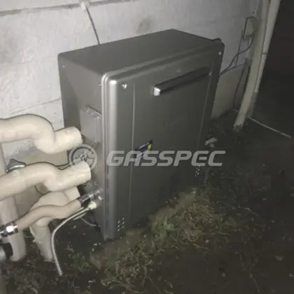 施工後の給湯器（ノーリツ GT-C2472SAR BL）