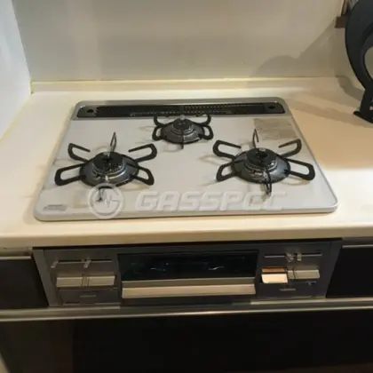 施工後のビルトインガスコンロ（パロマ PD-509WS-60CV）