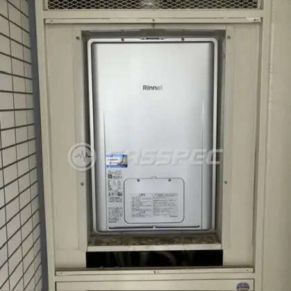 施工後の暖房熱源機（リンナイ RUFH-E2407SAU2-3(A)）