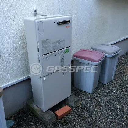 施工後の暖房熱源機（リンナイ RH-101W2-6(A)）