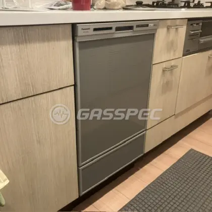 施工後のビルトイン食洗機（パナソニック NP-45RD9S）