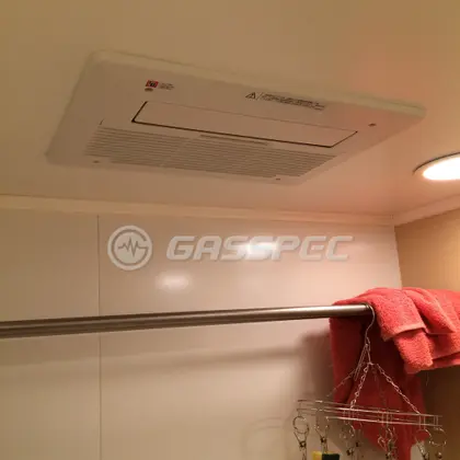 施工後の浴室乾燥機（ノーリツ BDV-3306AUKNSC-J3-BL）