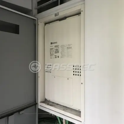施工後の暖房熱源機（ノーリツ GTH-C2460AW3H-H-1 BL）