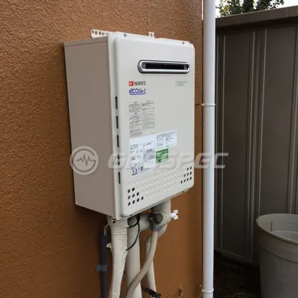施工後の給湯器（ノーリツ GT-C2052SAWX-2 BL）