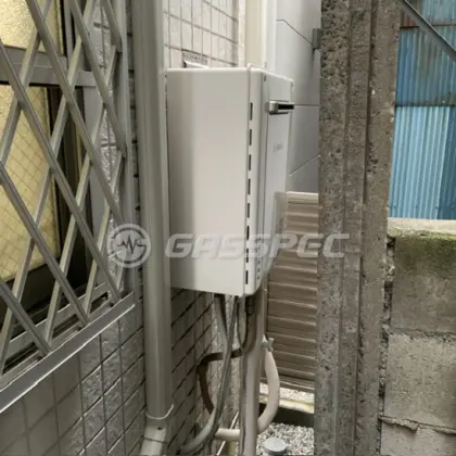 施工後の給湯器（ノーリツ GT-2470SAW BL）