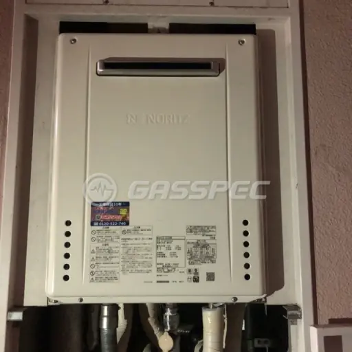 交換後の給湯器（ノーリツ GT-2070SAW BL）