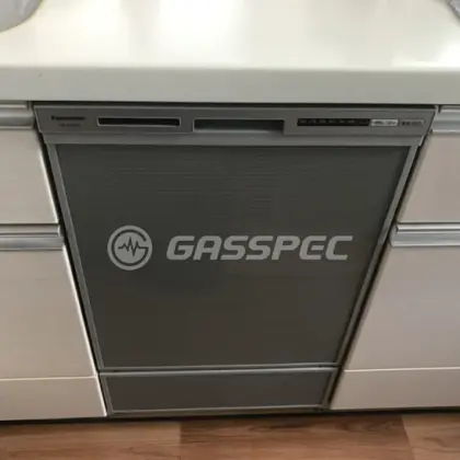 施工後のビルトイン食洗機（パナソニック NP-45RD9S）