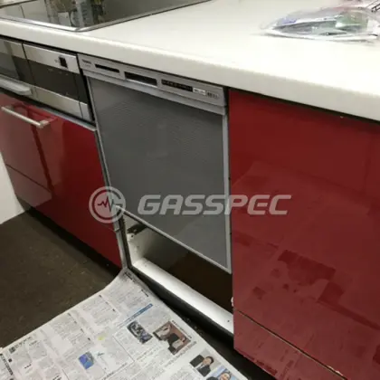 施工後のビルトイン食洗機（パナソニック NP-45RS9S）
