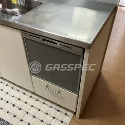 施工後のビルトイン食洗機（パナソニック NP-45MS9S）
