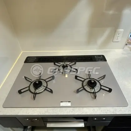 施工後のビルトインガスコンロ（リンナイ RHS71W42J4RSTW）