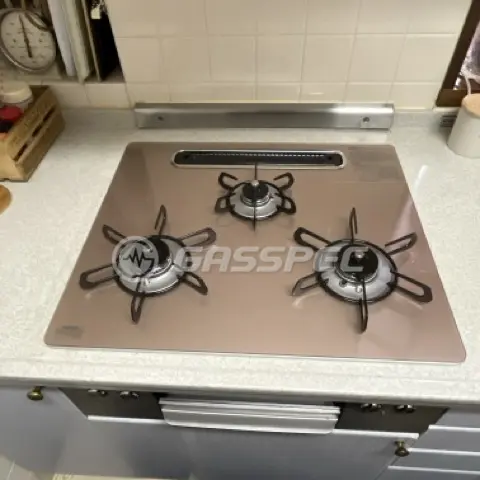 交換後のビルトインガスコンロ（パロマ PD-893WS-U60GP）