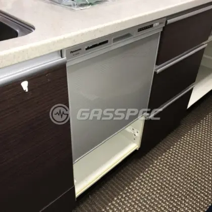 施工後のビルトイン食洗機（パナソニック NP-45RS9S）