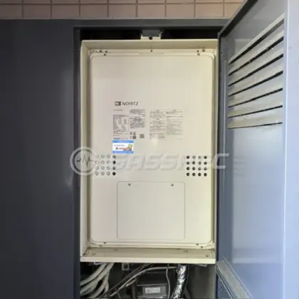 施工後の暖房熱源機（ノーリツ GQH-2456AWD-H-DX BL）