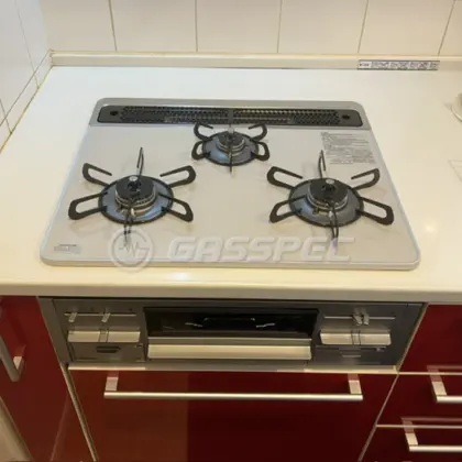 施工後のビルトインガスコンロ（パロマ PD-509WS-60CV）