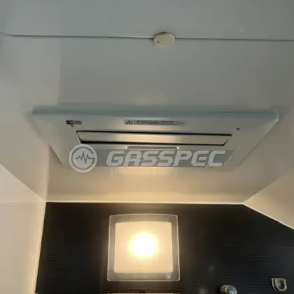 施工後の浴室乾燥機（ノーリツ BDV-3307AUKNSC-J2-BL）