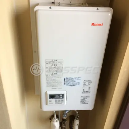 施工後の給湯器（リンナイ RUX-V1615SFFBA-E）