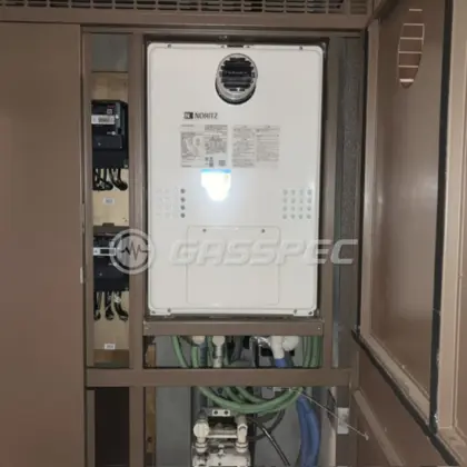 施工後の暖房熱源機（ノーリツ GTH-2454AW3H-T BL）