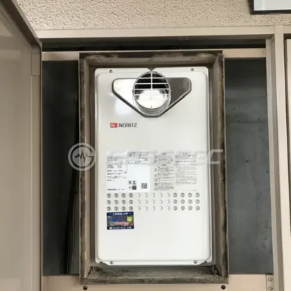 施工後の給湯器（ノーリツ GQ-2427AWX-T-DX BL）