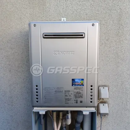 施工後の給湯器（ノーリツ GT-C2472SAW BL）