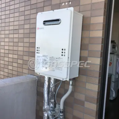 施工後の給湯器（ノーリツ GQ-1639WS-1）