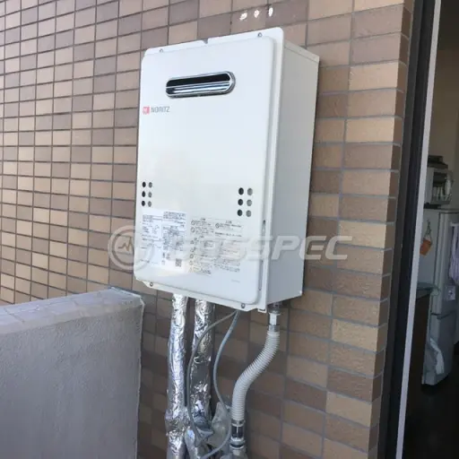 交換後の給湯器（ノーリツ GQ-1639WS-1）