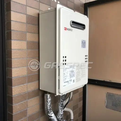 交換後の給湯器（ノーリツ GQ-1639WS-1）