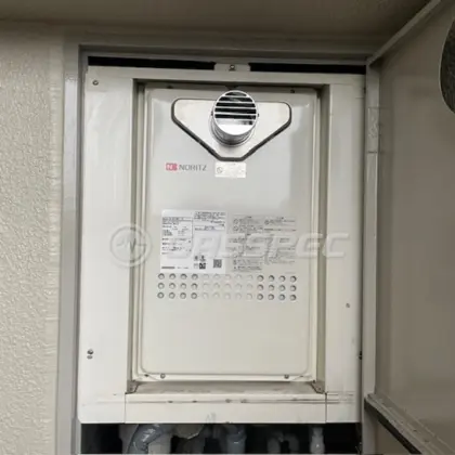 施工後の給湯器（ノーリツ GQ-2027AWX-T-DX BL）