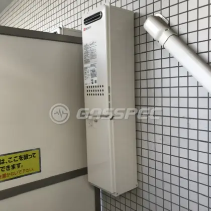 施工後の給湯器（ノーリツ GQ-1628WS BL）