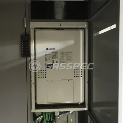 施工後の暖房熱源機（ノーリツ GTH-2454AW3H-H BL）
