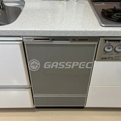 施工後のビルトイン食洗機（パナソニック NP-45MD9S）