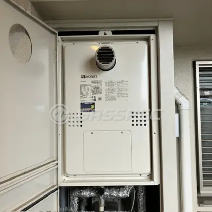 施工後の暖房熱源機（ノーリツ GTH-2454AW3H-T BL）