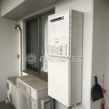 施工後の給湯器（ノーリツ GT-2470SAW BL）