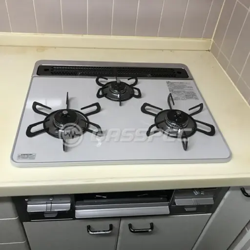 交換後のビルトインガスコンロ（パロマ PD-509WS-60CV）