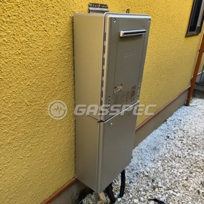 施工後の給湯器（ノーリツ GT-C2472AW BL）