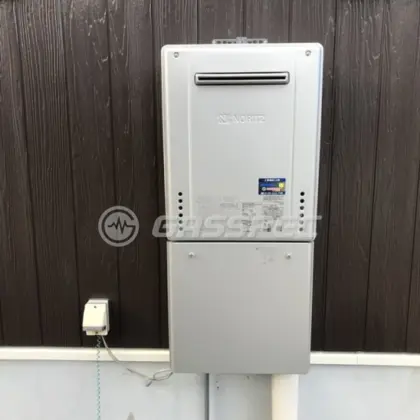 施工後の給湯器（ノーリツ GT-C2472SAW BL）