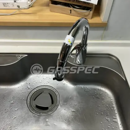 施工後の水栓・蛇口（LIXIL SF-HM451SYXU）