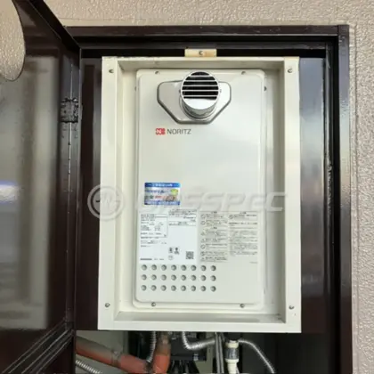 施工後の給湯器（ノーリツ GQ-1625WS-T）